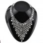 Oxidised White Metal Handcrafted Indian Ethnic Women Gypsy Necklace Jewelry 03