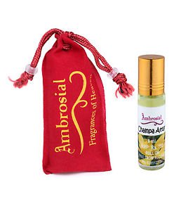 Ambrosial 8ml Champa Attar Perfume Oil Plumeria Firangipani