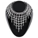 Oxidised White Metal Handcrafted Indian Ethnic Women Gypsy Necklace Jewelry 41