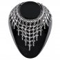 Oxidised White Metal Handcrafted Indian Ethnic Women Gypsy Necklace Jewelry 41