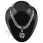 Oxidised White Metal Handcrafted Indian Ethnic Women Gypsy Necklace Jewelry 22