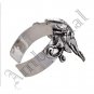 Oxidised White Metal Handcrafted Indian Ethnic Gypsy Kada Bangle Jewelry 03