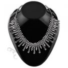 Oxidised White Metal Handcrafted Indian Ethnic Women Gypsy Necklace Jewelry 19