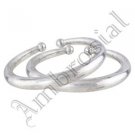 Oxidised White Metal Handcrafted Indian Ethnic Gypsy Kada Bangles Jewelry 08
