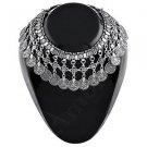 Oxidised White Metal Handcrafted Indian Ethnic Women Gypsy Necklace Jewelry 39