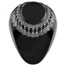 Oxidised White Metal Handcrafted Indian Ethnic Women Gypsy Necklace Jewelry 40