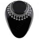 Oxidised White Metal Handcrafted Indian Ethnic Women Gypsy Necklace Jewelry 37