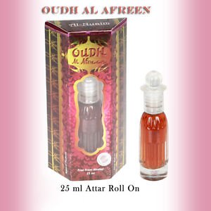 Al Nuaim Oudh Al Afreen 25ml Attar Perfume Oil Alcohol Free Natural by Ambrosial