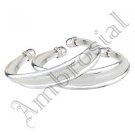 Oxidised White Metal Handcrafted Indian Ethnic Gypsy Kada Bangles Jewelry 07