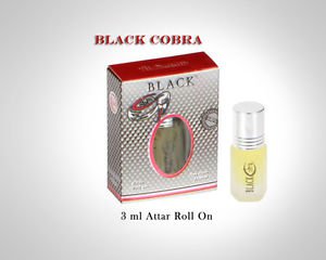 Al Nuaim Black Cobra 3ml Attar Perfume Oil Alcohol Free Natural by Ambrosial