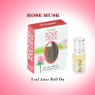 Al Nuaim Rose Musk 3ml Attar Perfume Oil Alcohol Free Natural by Ambrosial