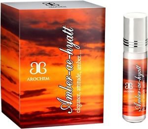 Arochem Amber AE Hayatt Oriental Attar Concentrated Arabian Perfume Oil 6ml