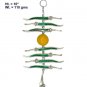 AMBROSIAL WHITE METAL NIMBU MIRCHI HANGING OXIDISED MEENA KARI VASTU FENG SHUI