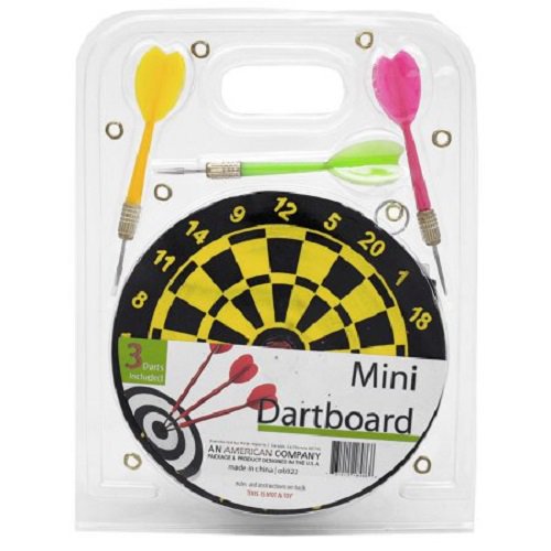 Mini Dartboard Set with 3 Darts