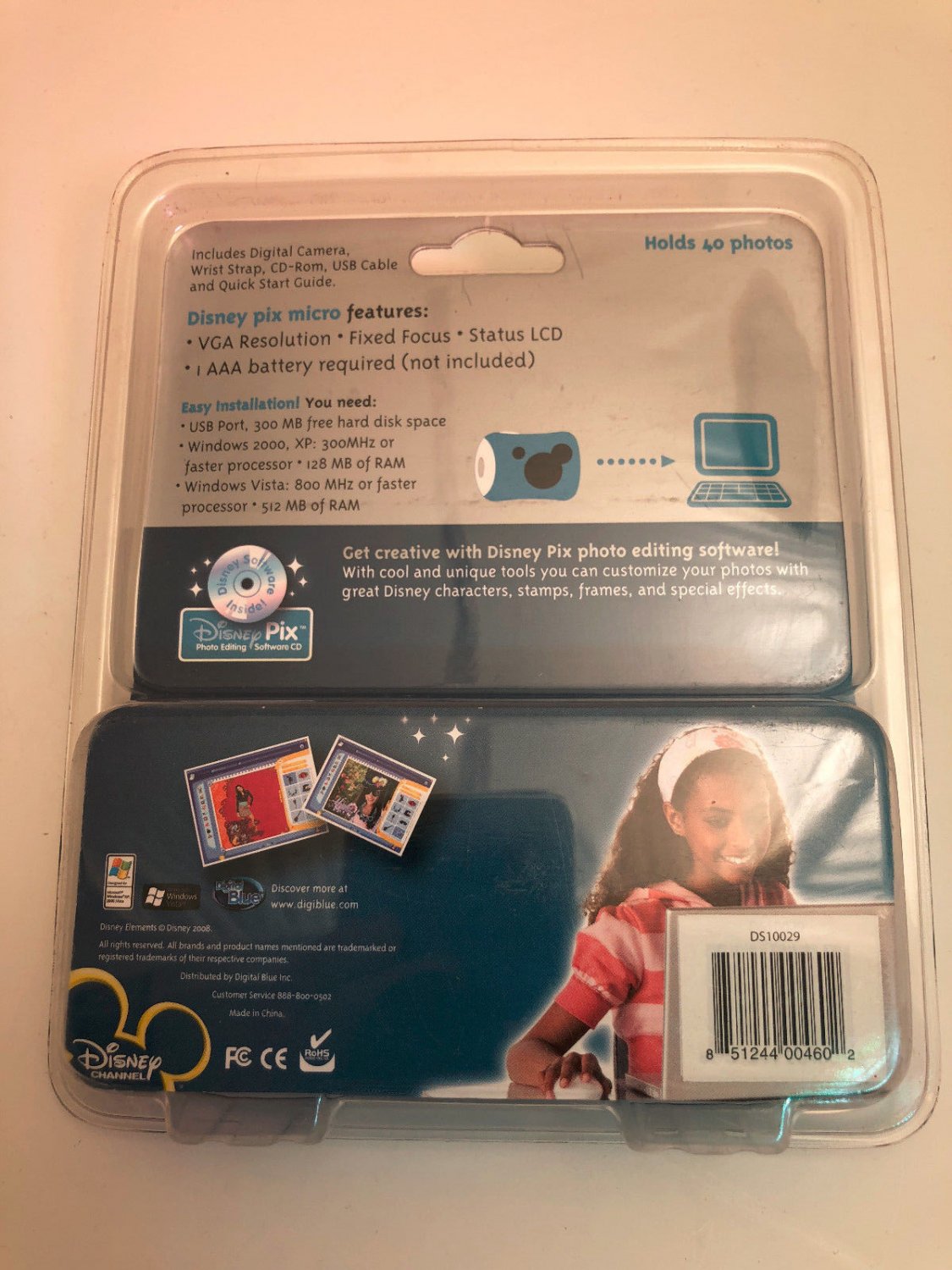 Digital Blue Disney Pix Micro 2.0 Hannah Montana Collectable Camera Pink