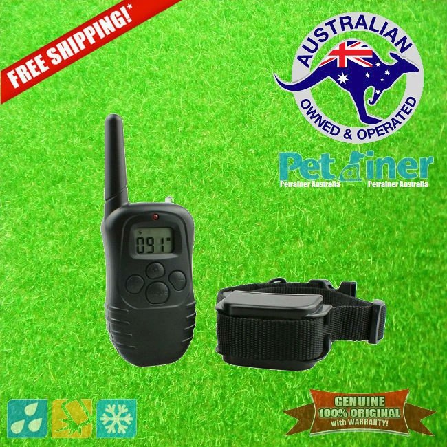 PETRAINER Remote Dog Training Collar 300m Trainer with Shock and Vibration | PET998DR