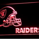 Oakland Raiders Helmet LED Neon Sign Light NFL Football Sports Team Red