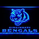 Cincinnati Bengals LED Neon Sign Light NFL Football Sports Team Blue