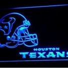 Houston Texans LED Neon Sign Light NFL Football Sports Team Blue