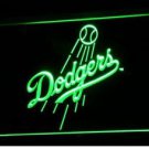Los Angeles Dodgers LED Neon Sign Light NLB Baseball Sports Team Green