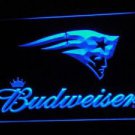 New England Patriots LED Neon Sign Light NFL Football Blue