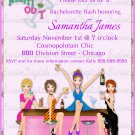 Girl Friends Party Invitation/ Girls Night Out Bachelorette Party Invite/ Bridal Shower Invitation