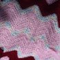 Baby Girl Handmade Crochet Light Pink and Pastels Car Seat Blanket/ Baby Girl Baby Shower Gift