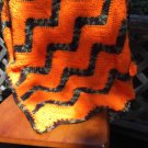 Camo and Bright Orange Baby Car Seat Blanket for Baby Boy/ Baby Boy baby Shower Gift