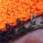 Camo and Bright Orange Baby Car Seat Blanket for Baby Boy/ Baby Boy baby Shower Gift