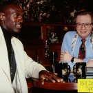 LARRY KING MICHAEL JORDAN CHICAGO BULLS 8x10 Photo LARRY KING MICHAEL JORDAN CHICAGO BULLS 8x10 Photo
