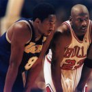 KOBE BRYANT LOS ANGELES LAKERS-MICHAEL JORDAN CHICAGO BULLS 5x7 SPORTS Photo KOBE BRYANT LOS ANGELES LAKERS-MICHAEL JORDAN CHICAGO BULLS 5x7 SPORTS Photo