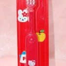 2000 Sanrio Hello Kitty Red Tooth Brush 6 ~ 12 Ages 6" L / 15 cm L
