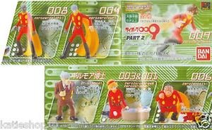 Bandai The Cyborg Soldier 009 Gashapon Capsule Figure Part 2 Set of 5