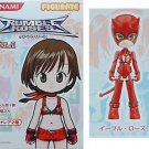 Rumble Roses 3"H EVIL ROSES Plastic MINI Action Figure Konami Figumate Vol 1 NEW