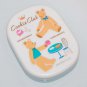 USED 1995 Sanrio Plastic Box Mug Container 3.5" x 4.5" x 1" H Made in Japan