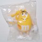 M&M's Milk Chocolate Candy Dispenser Key Ring - Yellow Peanuts 3.5" H