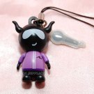 2009 Bandai PVC Hard Figure w/ Mic Cell Phone Charm Strap Mascot Gashapon Capsule Toy 1.5" L #2