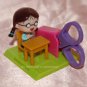 7-11 Chibi Maruko Chan MINI Stationery - &ccedil;&copy;�&aelig;&sup3;&cent;&atilde;��&atilde;�&frac34;&atilde;�� Honami Tamae MINI Scissors