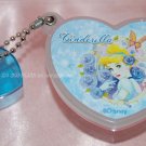 Yujin Disney Princess CINDERELLA Heart Shape Mirror Key Chain Gashapon Capsule Toy 2" dia