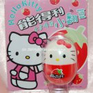 2004 Sanrio Frutips Hello Kitty Red Strawberry Fruit Tumbler 1.5" H