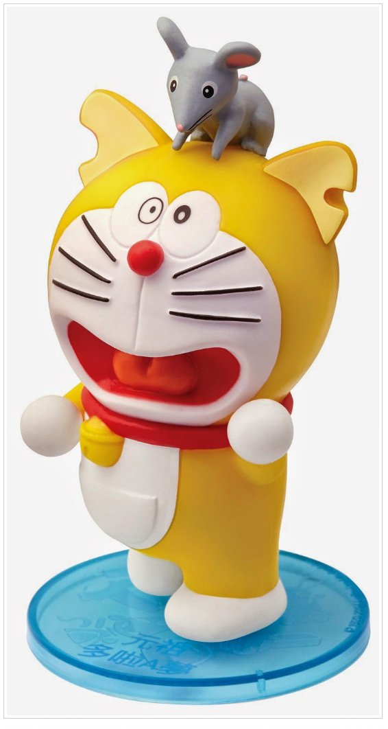 2014 7-11 Doraemon & Friends Future Popup Store Figure 3" H - Doraemon (07)