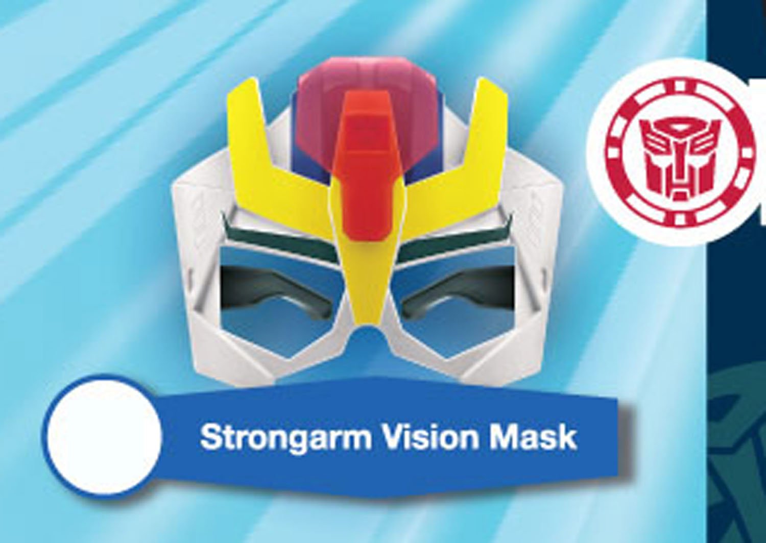 2016 McDonald's Hasbro Transformers Robots in Disguise - Strongarm Vision Mask