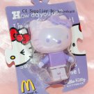Sanrio McDonald's Hello Kitty Light Purple KittyBrick Figure Phone Strap Charm