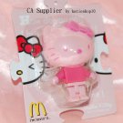 Sanrio McDonald's Hello Kitty Pink KittyBrick Figure Phone Strap Charm
