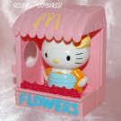 USED 2003 McDonald's Happy Meal Toy Hello Kitty Flowers Kiosk Stand