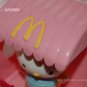 USED 2003 McDonald's Happy Meal Toy Hello Kitty Flowers Kiosk Stand
