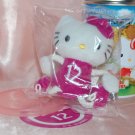 2006 Sanrio 7-11 Hello Kitty Plush Charm Strap Mascot w/ Metal Tin Can 12 September Cornflower