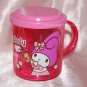 Sanrio My Melody Pink Plastic Cup w/ Lid 250 ml