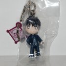 Yujin Gashapon Capsule Toy Melty Blood Figure Key Chain Shiki Tohno in Dark Blue Suit