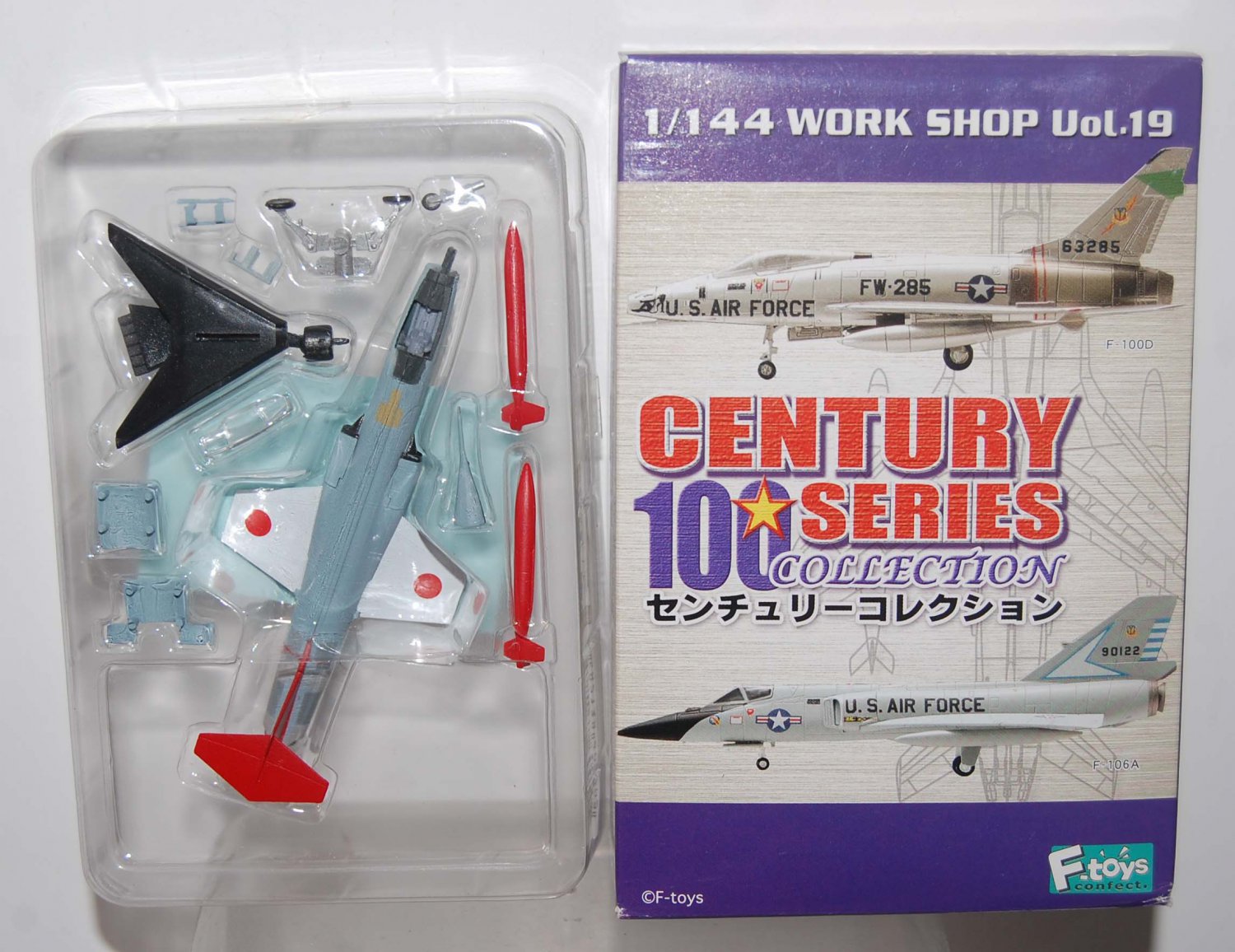 F Toys 1/144 Century 100 Aeroplane Aircraft Figure UF-104J Star Fight #4S